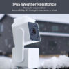 ¡Yunyi Smart 1080P HD cámara de seguridad! Cámara WiFi panorámica de 360 ° con seguimiento de movimiento y visión nocturna, ideal para la seguridad del hogar y la monitorización de mascotas