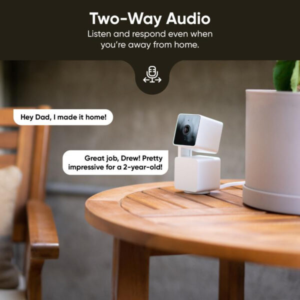 ¡Yunyi Smart 1080P HD cámara de seguridad! Cámara WiFi panorámica de 360 ° con seguimiento de movimiento y visión nocturna, ideal para la seguridad del hogar y la monitorización de mascotas